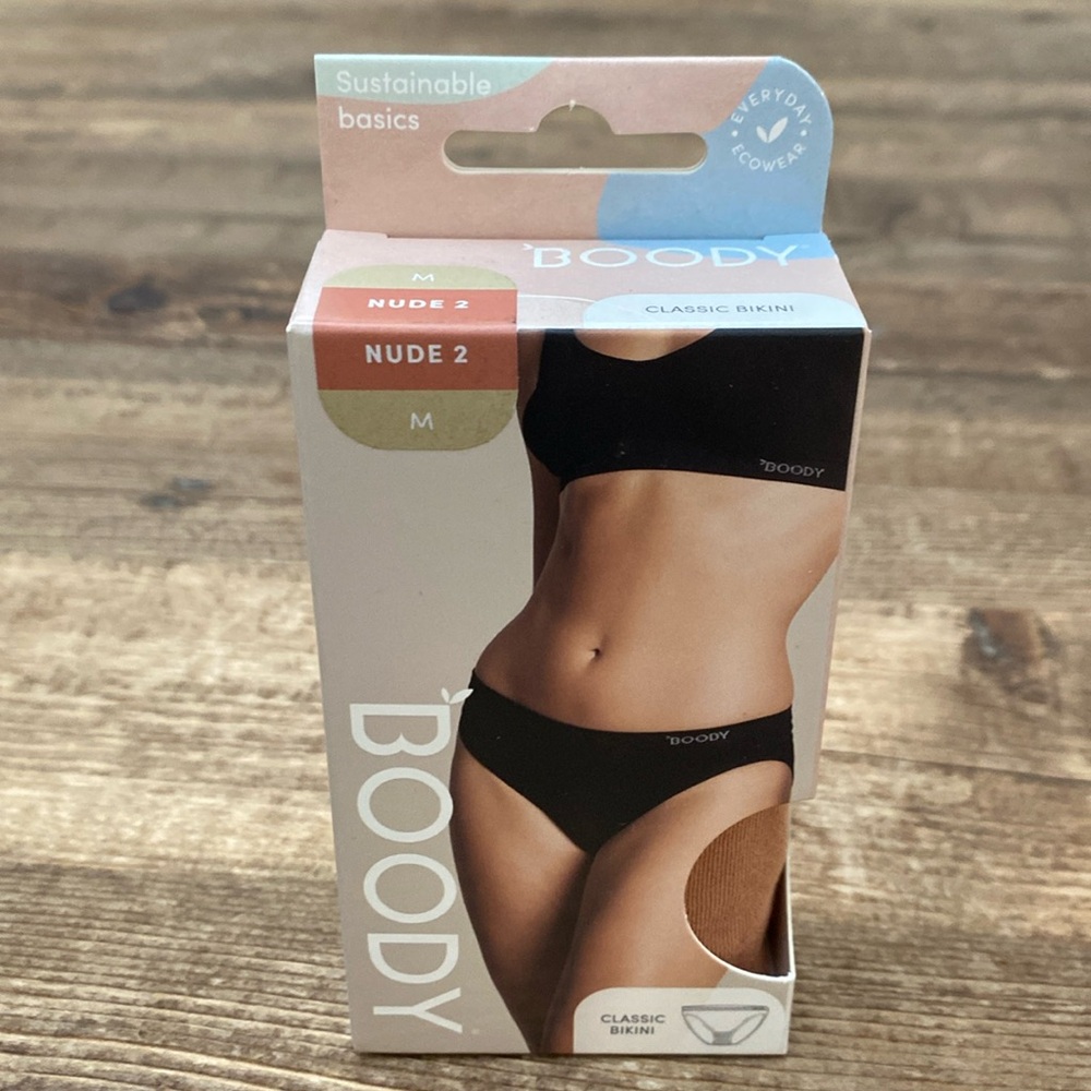 Boody Classic Bikini Women's medium nude